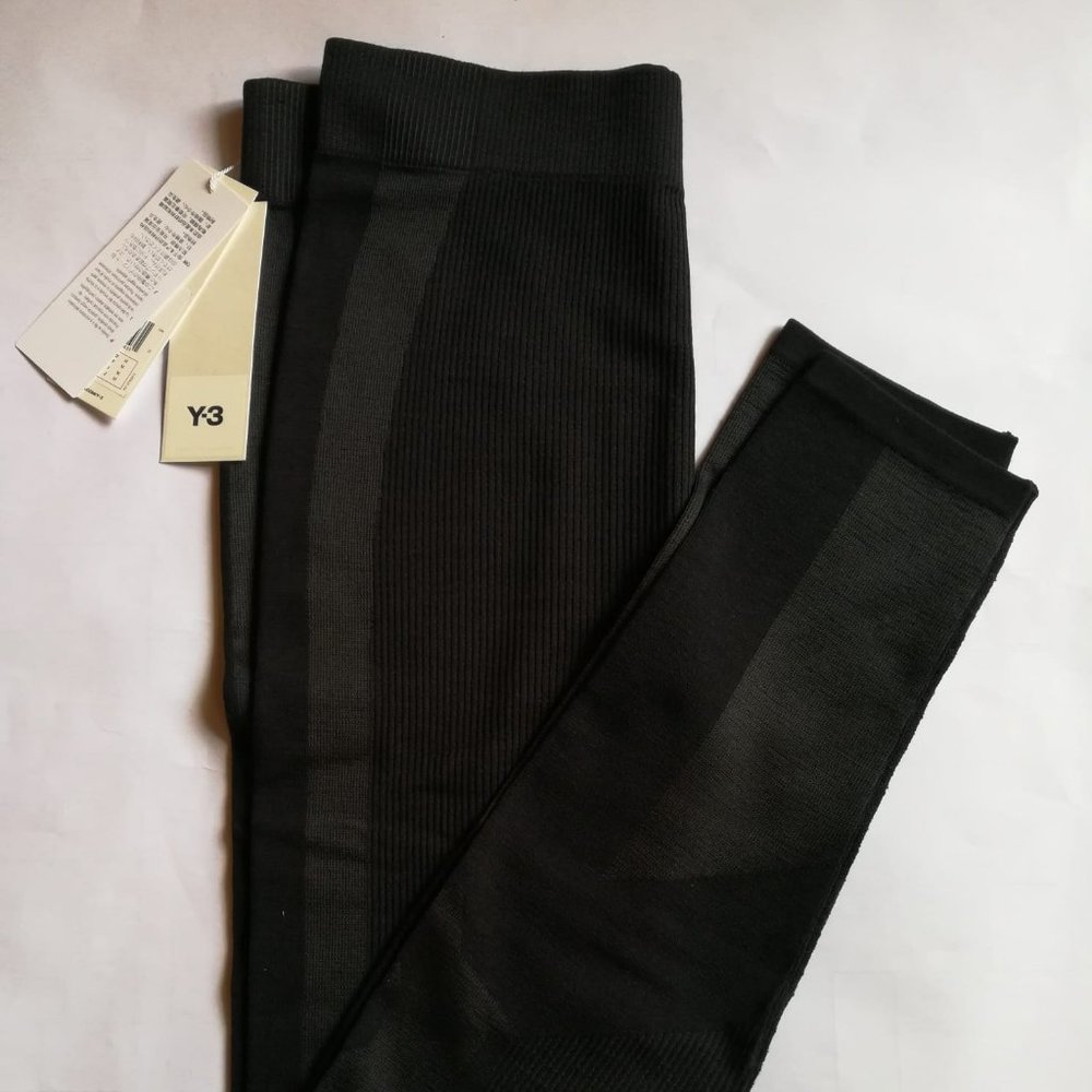 Adidas Y3 Men's Black Classic Running Tights